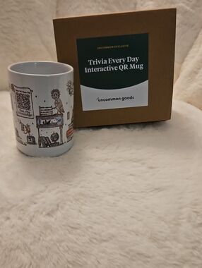 Uncommon Good Exclusive Trivia Every Day Interactive QR Mug